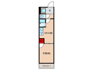 フロ－ラル井上の物件間取画像